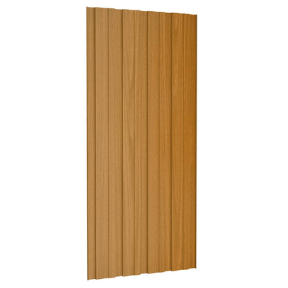 Roof Panel 36 pcs Natural 39.37 x 17.72 in Galvanised steel