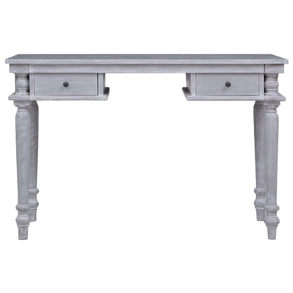 Desk 45.3x19.7x30.7" Solid Mahogany Wood