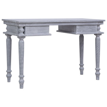 Desk 45.3x19.7x30.7" Solid Mahogany Wood