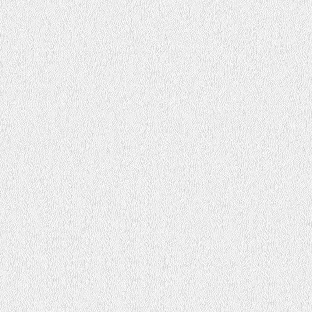 Massage Stool White Faux leather and chrome-plated steel