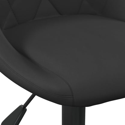 Office Chair Black Velvet (100% polyester), black powder-coated steel