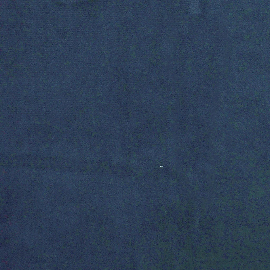 Round Storage Hocker Blue Velvet 12.2" x 14.6"