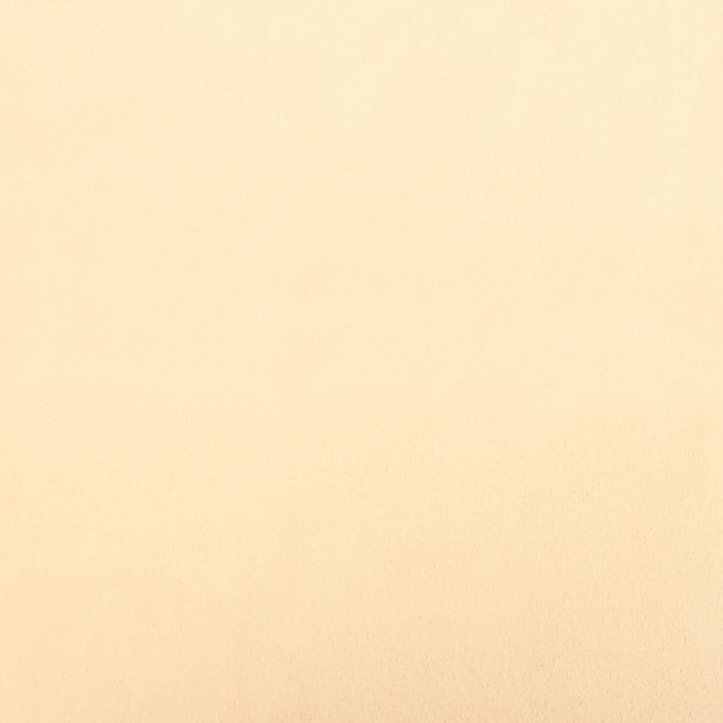 Round Storage Hocker Apricot Velvet 12.2" x 14.6"