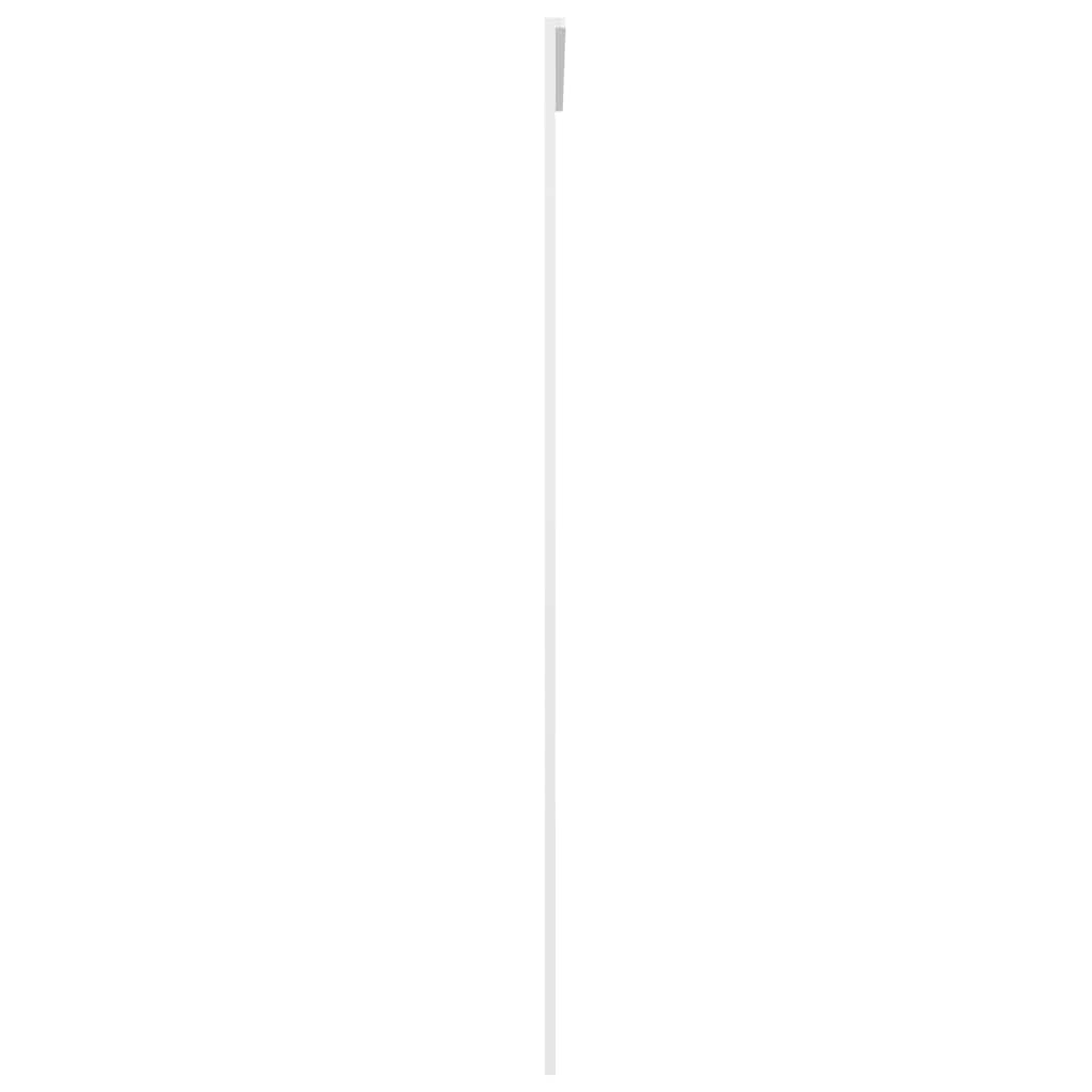 Sliding Door ESG Glass and Aluminum 35.4"x80.7" White