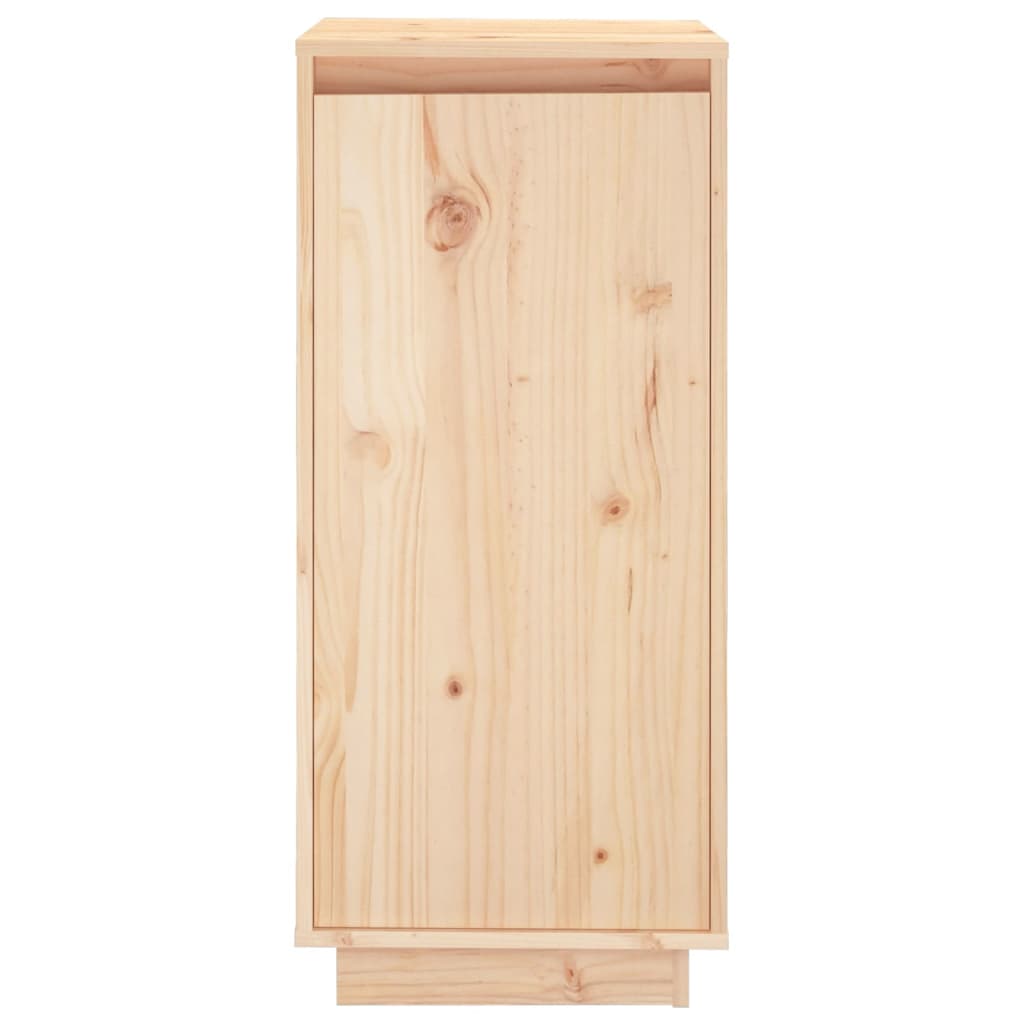 Shoe Cabinet 13.8x13.8x31.5" Solid Wood Pine