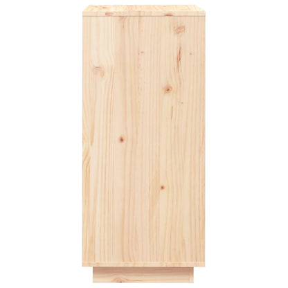 Shoe Cabinet 13.8x13.8x31.5" Solid Wood Pine