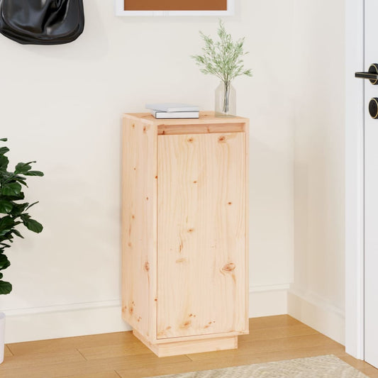 Shoe Cabinet 13.8x13.8x31.5" Solid Wood Pine