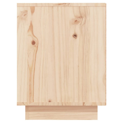 Shoe Cabinet 43.3x13.4x17.7" Solid Wood Pine