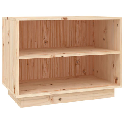 Shoe Cabinet 23.6"x13.4"x17.7" Solid Wood Pine