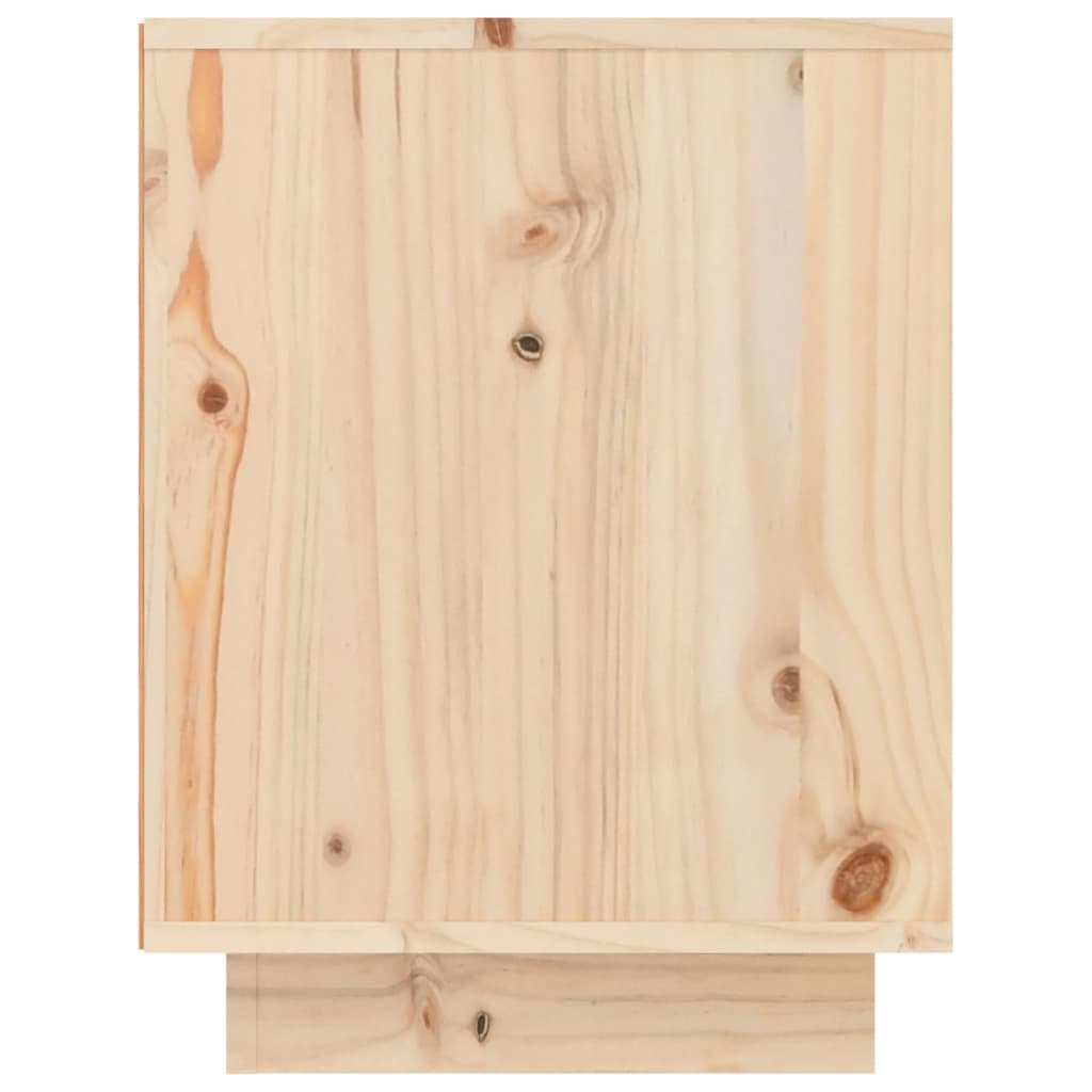 Shoe Cabinet 23.6"x13.4"x17.7" Solid Wood Pine