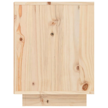 Shoe Cabinet 23.6"x13.4"x17.7" Solid Wood Pine