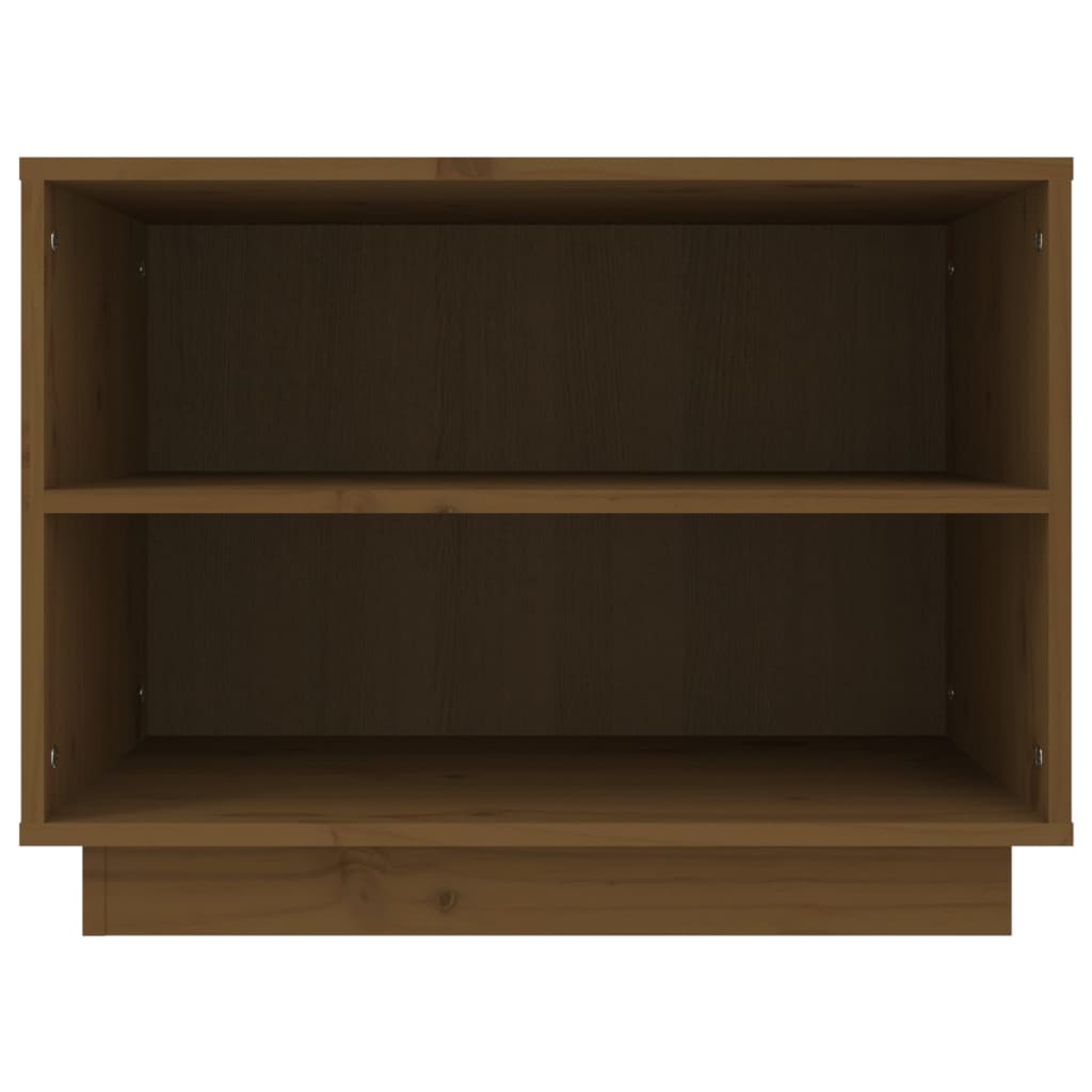 Shoe Cabinet Honey Brown 23.6x13.4x17.7" Solid Wood Pine