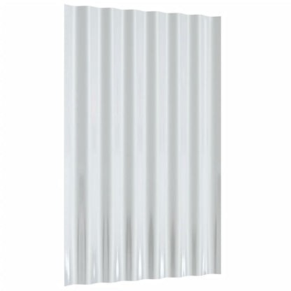 Roof Panels 36 pcs Galvanized Steel Brown 23.6"x14.2"