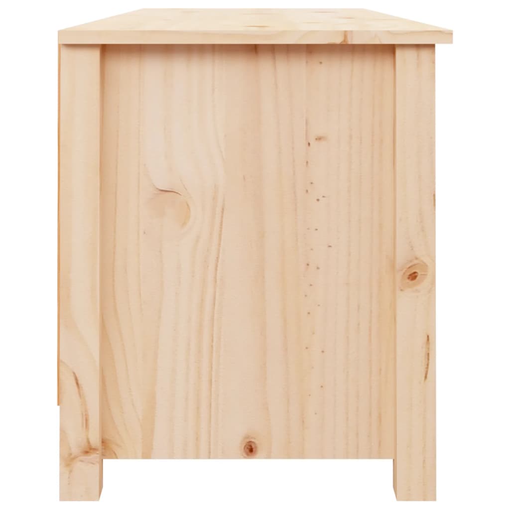 Shoe Bench 43.3x15.0x17.9" Solid Wood Pine