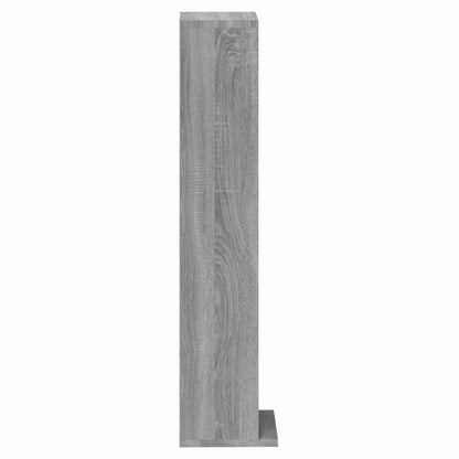 CD Cabinet Gray Sonoma 8.3"x7.9"x34.6" Engineered Wood