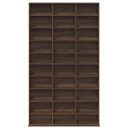 CD Cabinet Brown Oak 40.2x9.1x69.9" Engineered Wood
