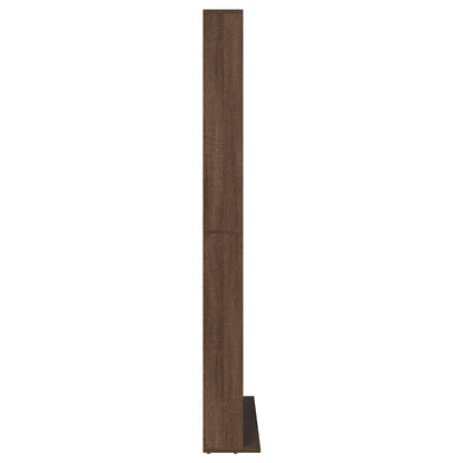 CD Cabinet Brown Oak 40.2x9.1x69.9" Engineered Wood
