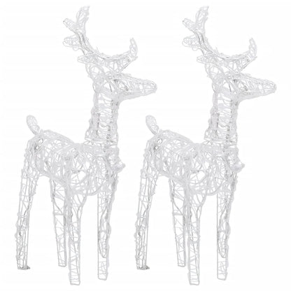 Reindeers & Sleigh Christmas Decoration 320 LEDs Acrylic