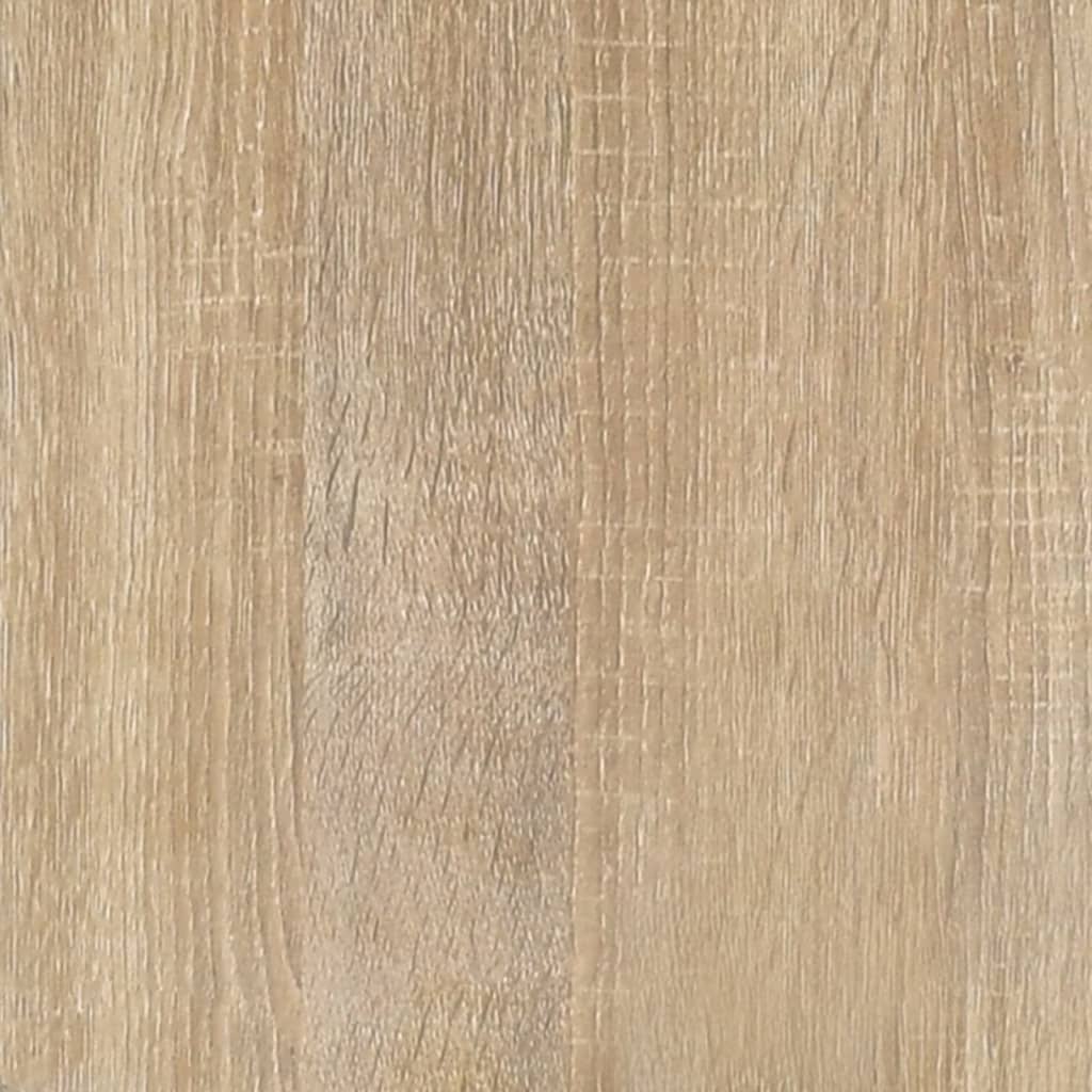 Shoe Cabinet Oak 23.2x6.7x42.5" Engineered Wood