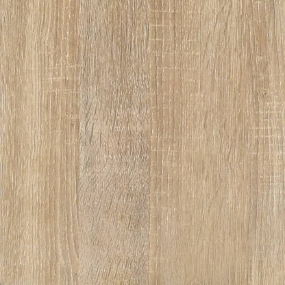 Shoe Cabinet Oak 23.2x6.7x42.5" Engineered Wood