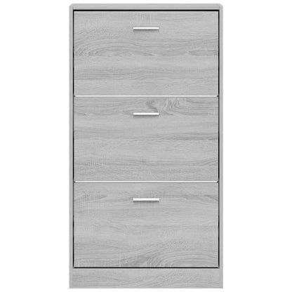 Shoe Cabinet Grey Sonoma 23.2x6.7x42.5" Engineered Wood