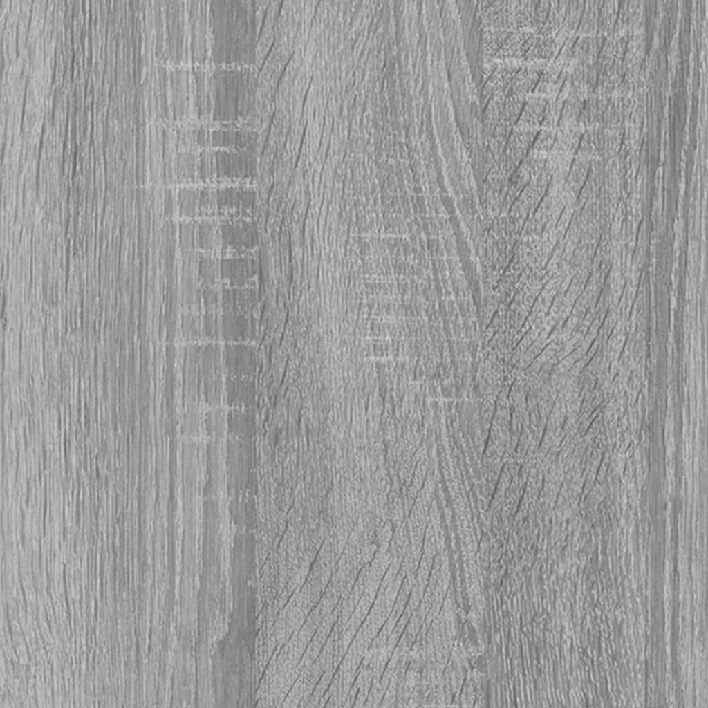 Shoe Cabinet Grey Sonoma 23.2x6.7x42.5" Engineered Wood
