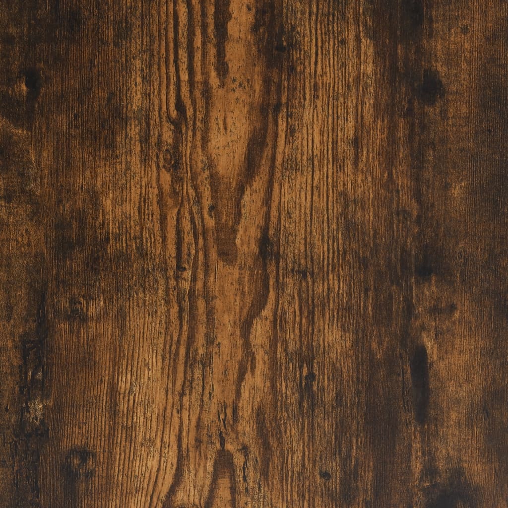 Shoe Cabinet Smoked Oak 21.3x13.4x72.0" Engineered Wood