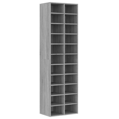 Shoe Cabinet Grey Sonoma 21.3x13.4x72.0" Engineered Wood