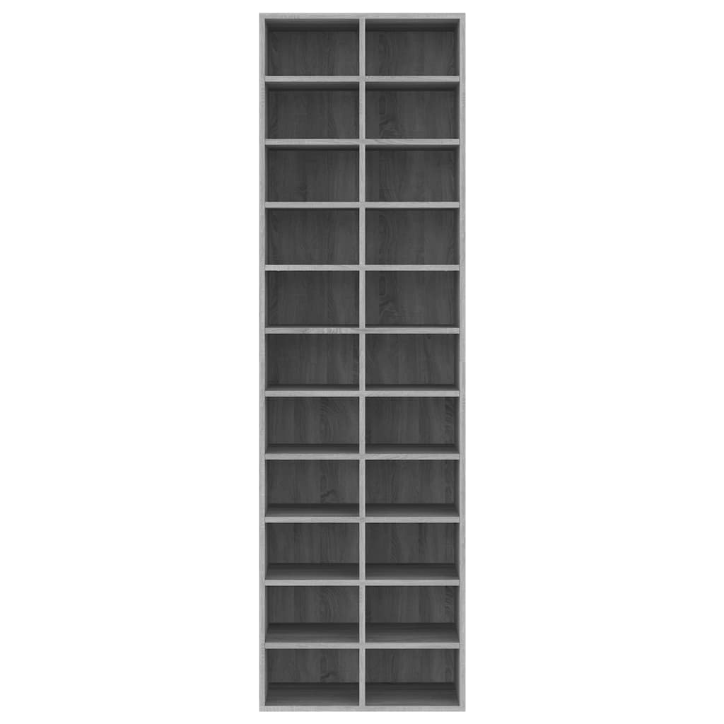 Shoe Cabinet Grey Sonoma 21.3x13.4x72.0" Engineered Wood