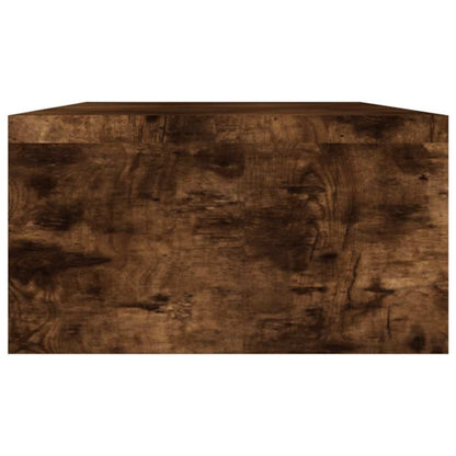 Monitor Stand Smoked Oak 39.4"x9.4"x5.1" Engineered Wood
