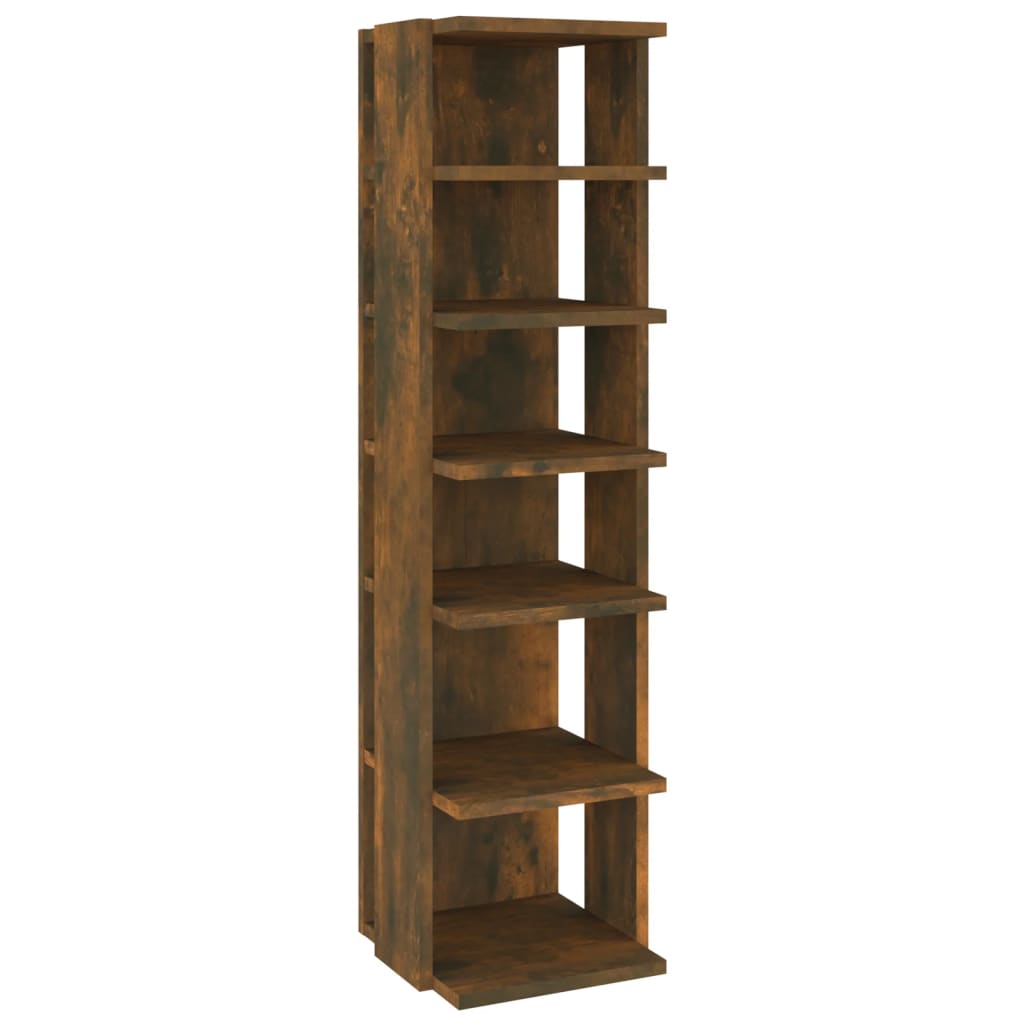 Shoe Racks 2 pcs Smoked Oak 10.8x10.6x40.2" Engineered Wood