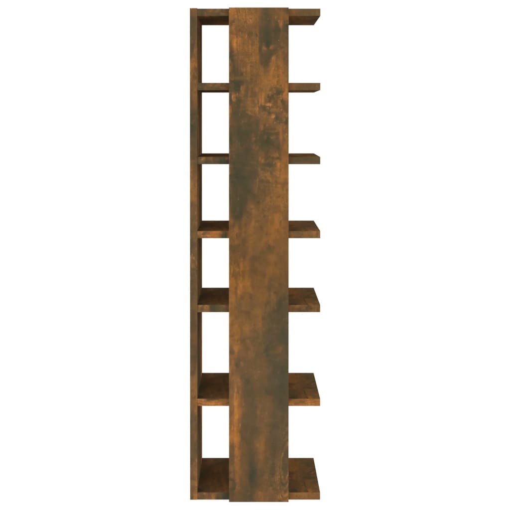 Shoe Racks 2 pcs Smoked Oak 10.8x10.6x40.2" Engineered Wood
