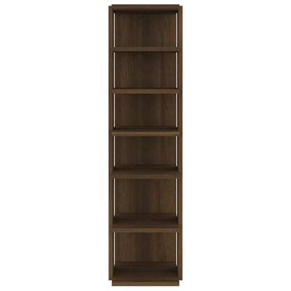 Shoe Rack Brown Oak 10.8x10.6x40.2" Engineered Wood