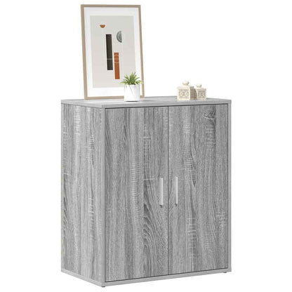 Shoe Cabinet Grey Sonoma Engineered Wood Medium Shoe Cabinet