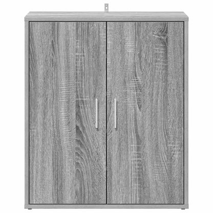 Shoe Cabinet Grey Sonoma Engineered Wood Medium Shoe Cabinet