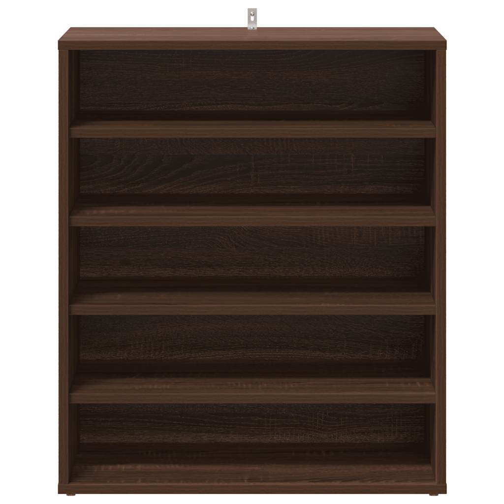 Shoe Cabinet Brown Oak 23.6x13.8x27.6" Engineered Wood