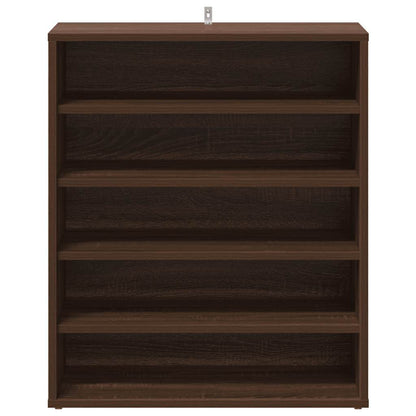 Shoe Cabinet Brown Oak 23.6x13.8x27.6" Engineered Wood