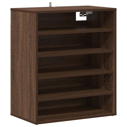 Shoe Cabinet Brown Oak 23.6x13.8x27.6" Engineered Wood
