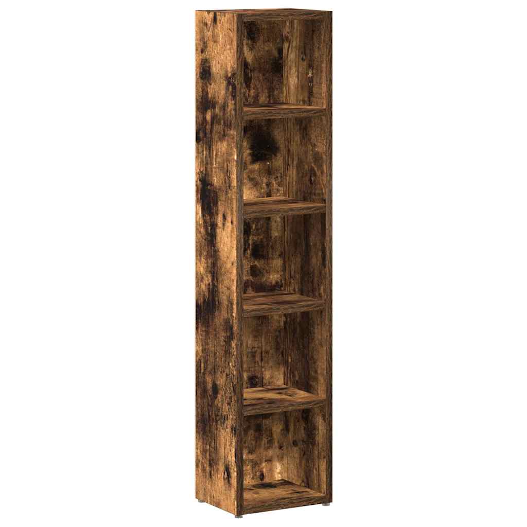 CD Cabinets 2 pcs Smoked Oak 8.3"x6.3"x36.8" Engineered Wood