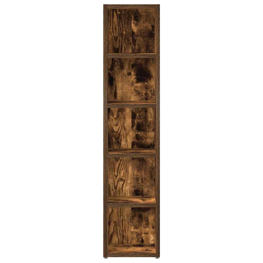 CD Cabinets 2 pcs Smoked Oak 8.3"x6.3"x36.8" Engineered Wood