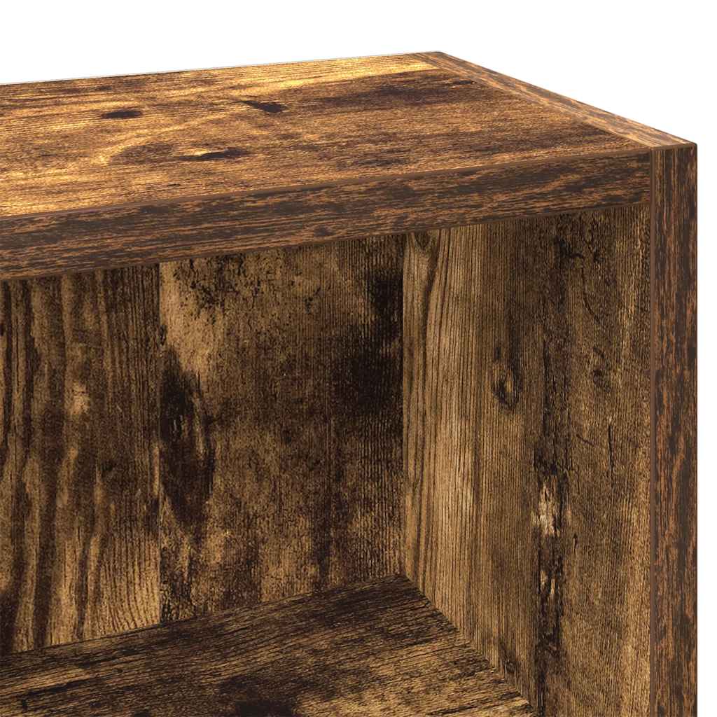 CD Cabinets 2 pcs Smoked Oak 8.3"x6.3"x36.8" Engineered Wood