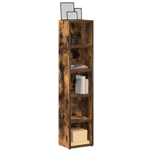 CD Cabinets 2 pcs Smoked Oak 8.3"x6.3"x36.8" Engineered Wood