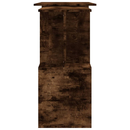 Corner Desk Smoked Oak 78.7"x19.7"x29.9" Engineered Wood