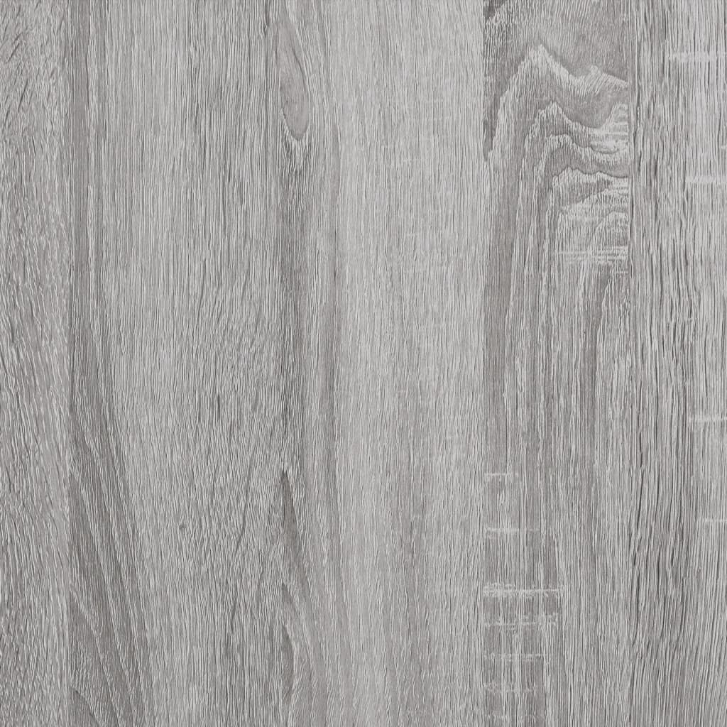 Corner Desk Gray Sonoma 78.7"x19.7"x29.9" Engineered Wood