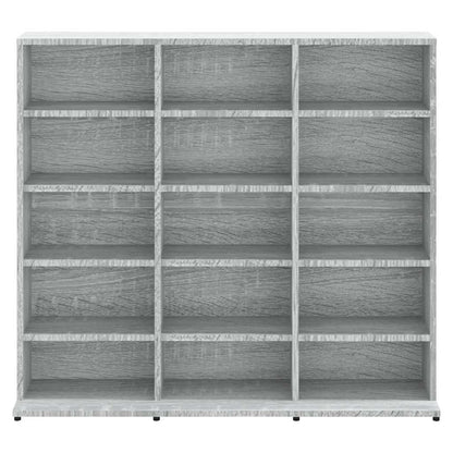CD Cabinet Grey Sonoma 39.4x9.1x35.2" Engineered Wood