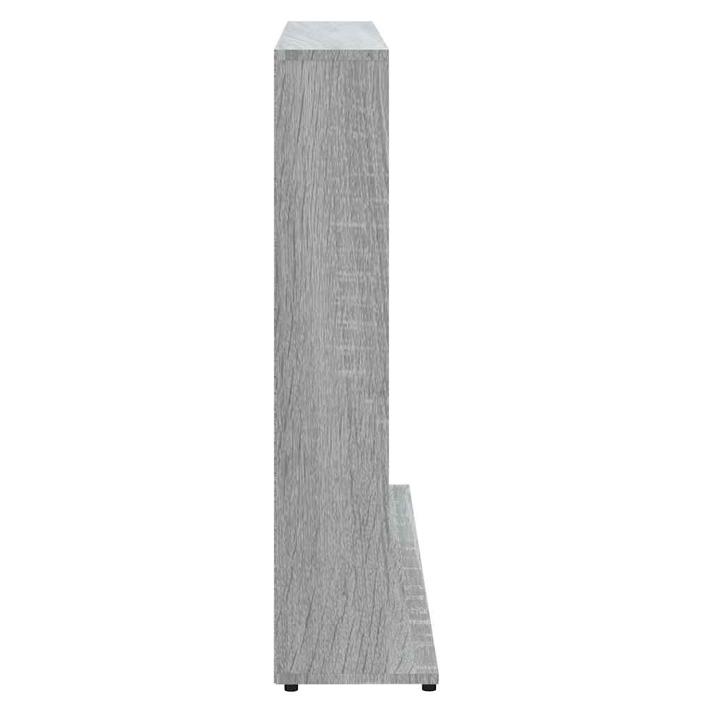 CD Cabinet Grey Sonoma 39.4x9.1x35.2" Engineered Wood