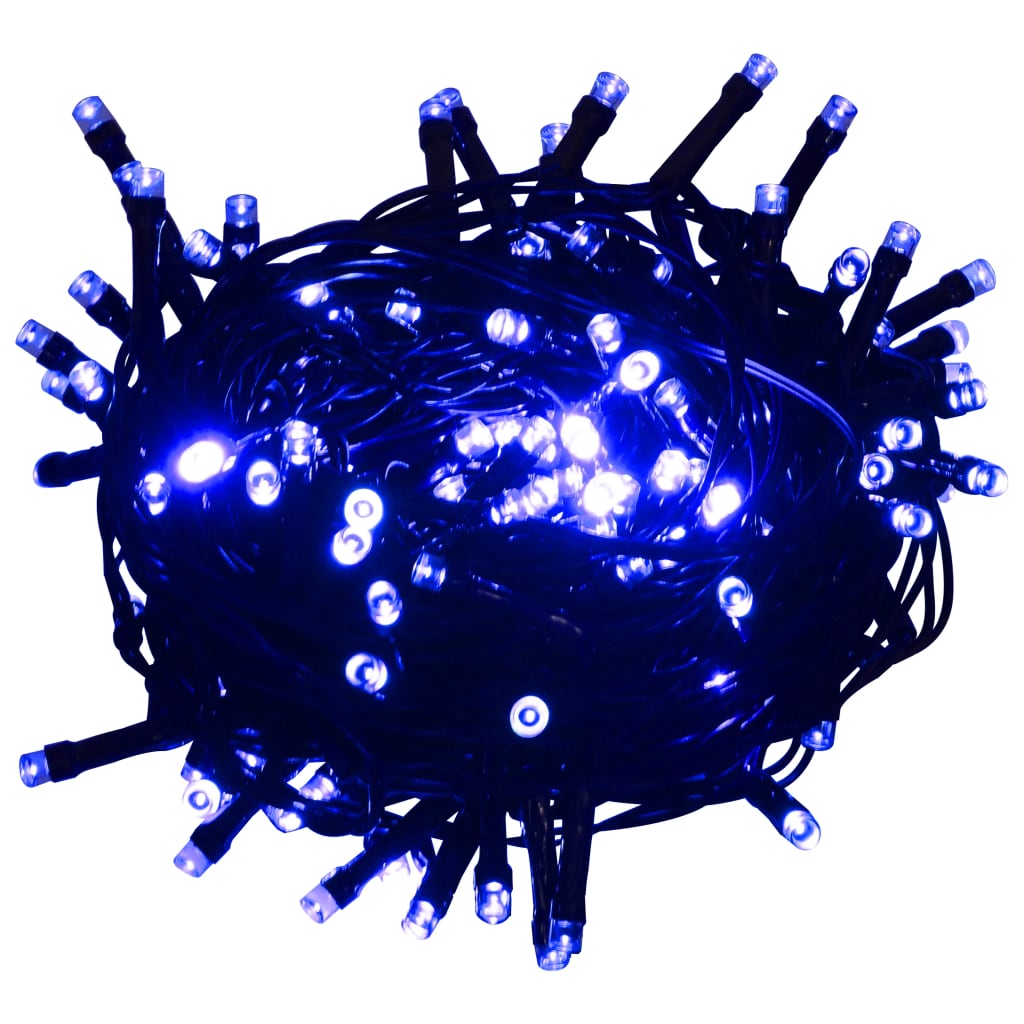 LED String Blue Polyvinyl Chloride, Copper Large