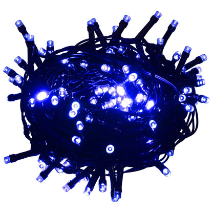 LED String Blue Polyvinyl Chloride, Copper Large