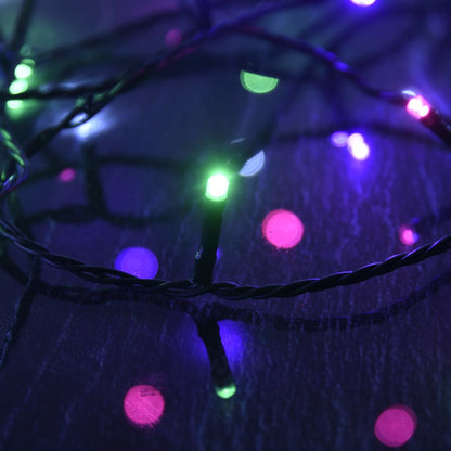 LED String Pastel Multicolour PVC, Copper Large Lights