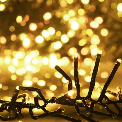 Led Cluster String Warm white PVC, Copper 75.6 ft length